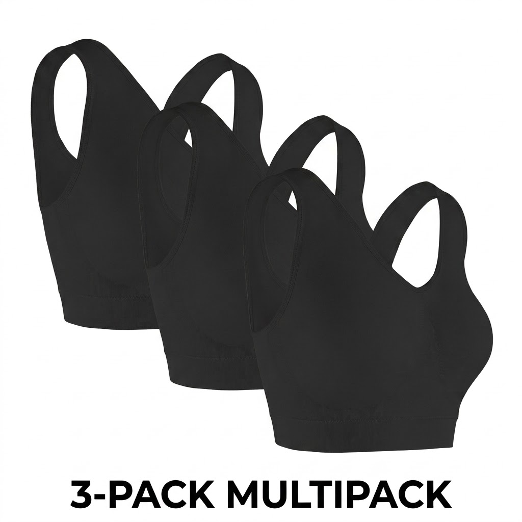 3 Pack Plus Size Women Seamles - Sleep Bra Bralette recension och pris