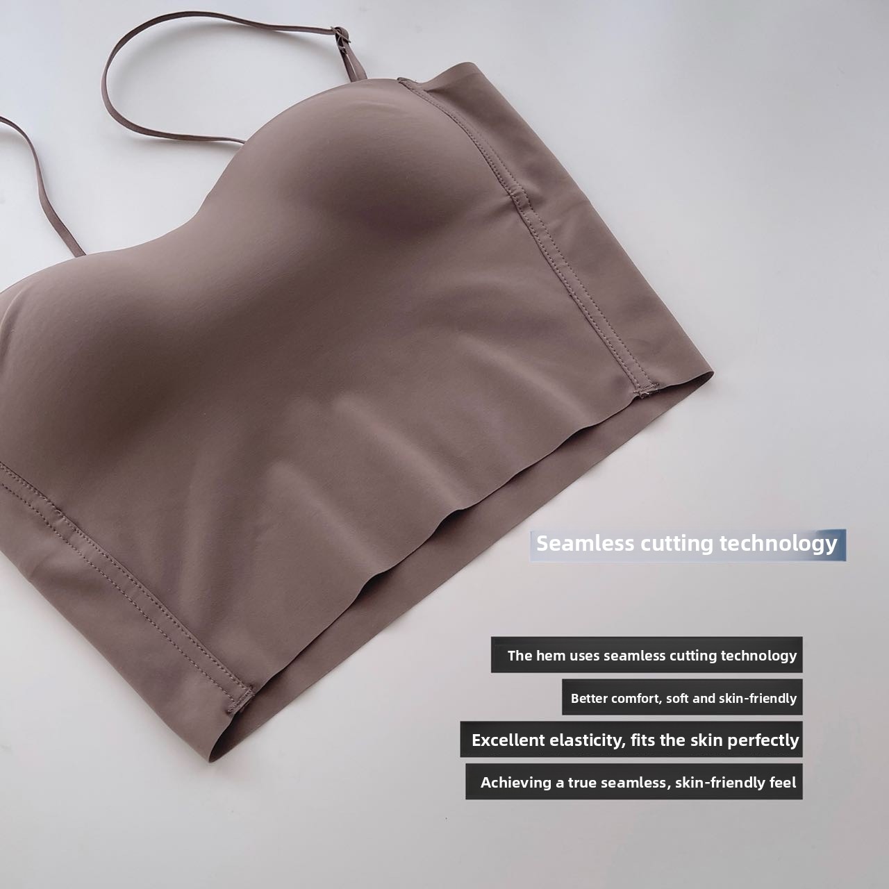 Ice Silk Backless Bra Women's  - Wirefree Bra Comfort recension och pris
