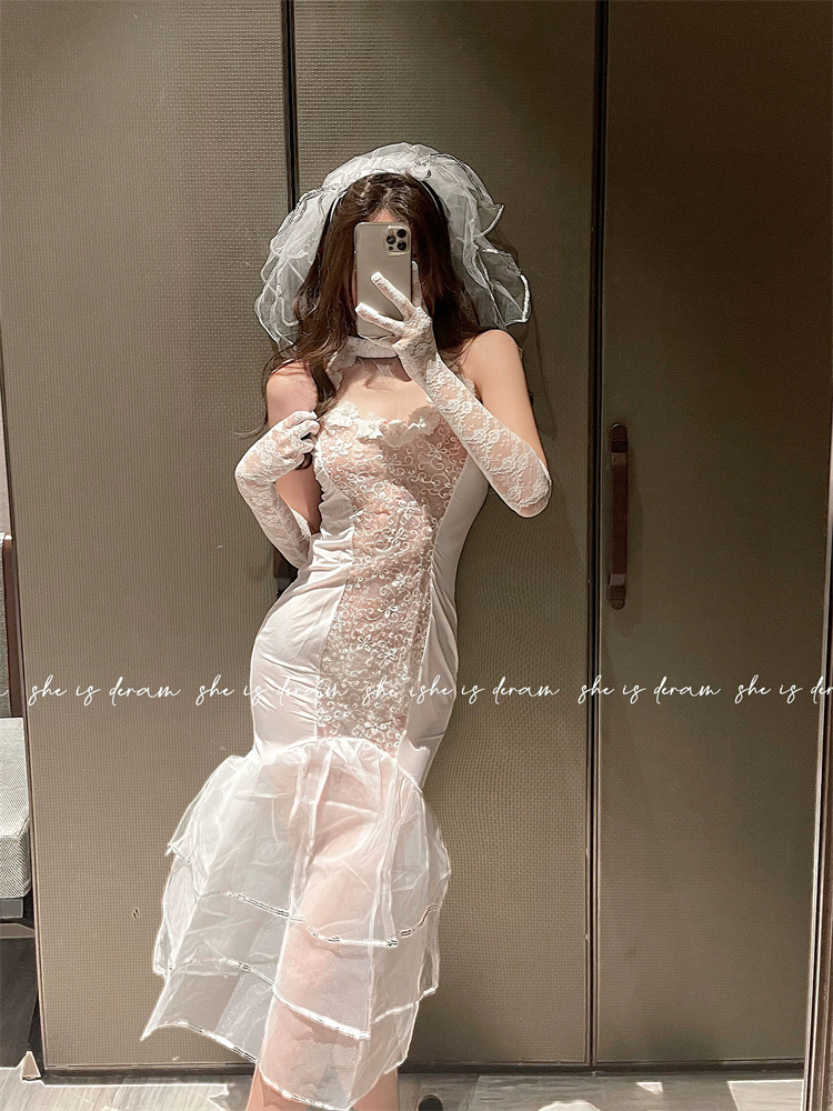 Plus Qunque Sexy Women Bride C - Lace Bralette Set recension och pris